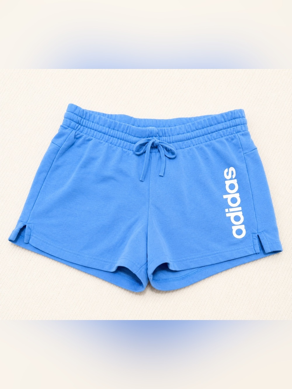 adidas Women’s Bright Blue Athletic Drawstring Shorts